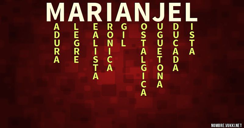 Acróstico marianjel