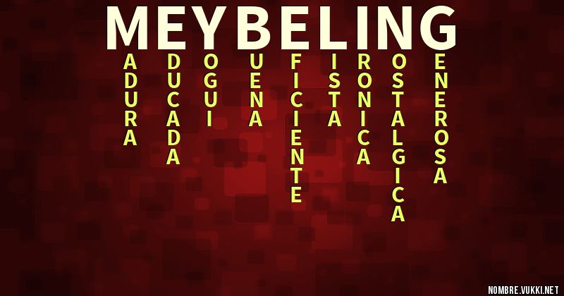 Acróstico meybeling