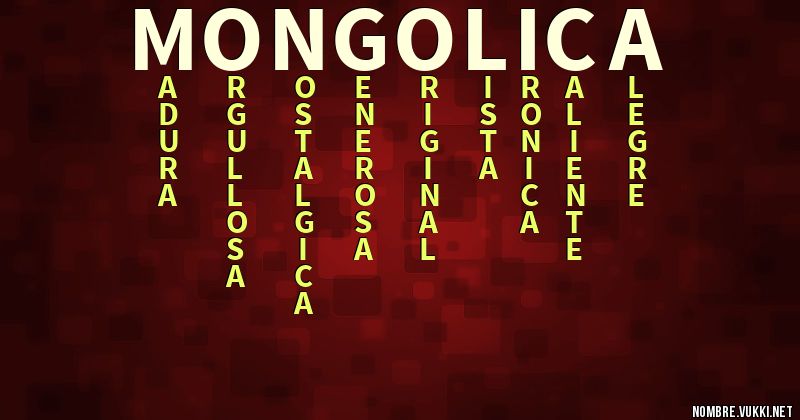 Acróstico mongolica