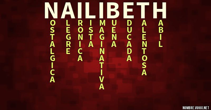 Acróstico nailibeth