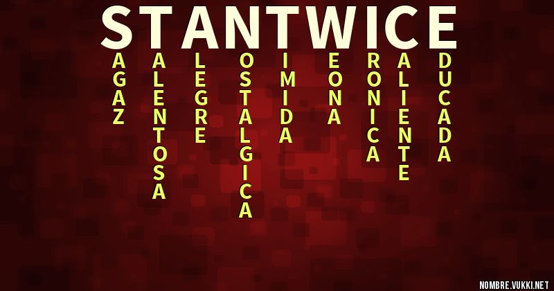 Acróstico stan twice