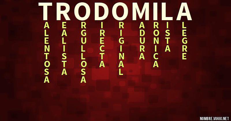 Acróstico trodomila
