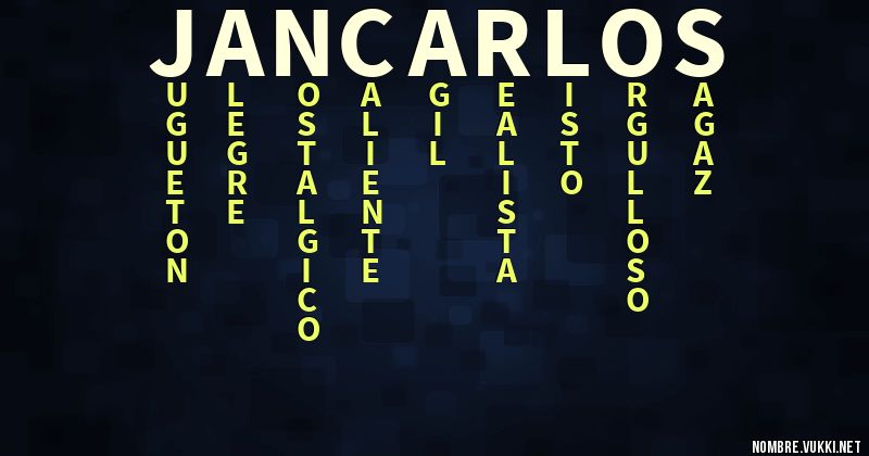 Acróstico jan carlos