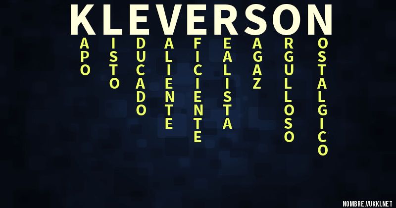Acróstico kleverson