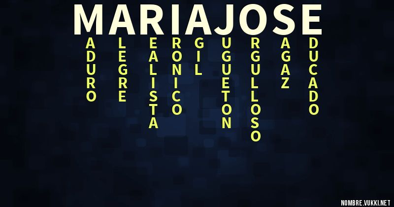 Acróstico marÍa jose