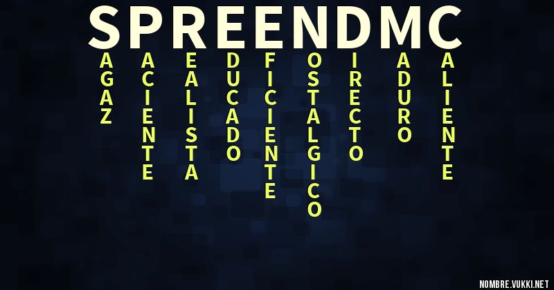 Acróstico spreen dmc