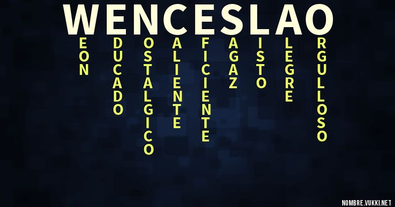 Acróstico wenceslao