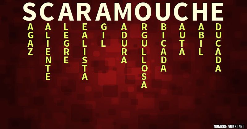 Acróstico scaramouche