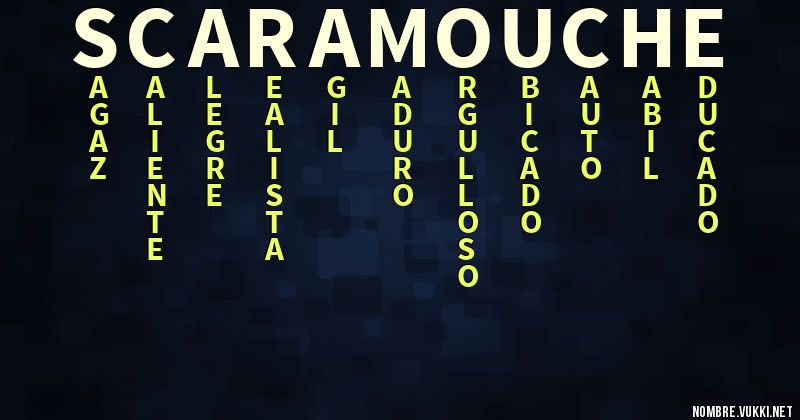 Acróstico scaramouche
