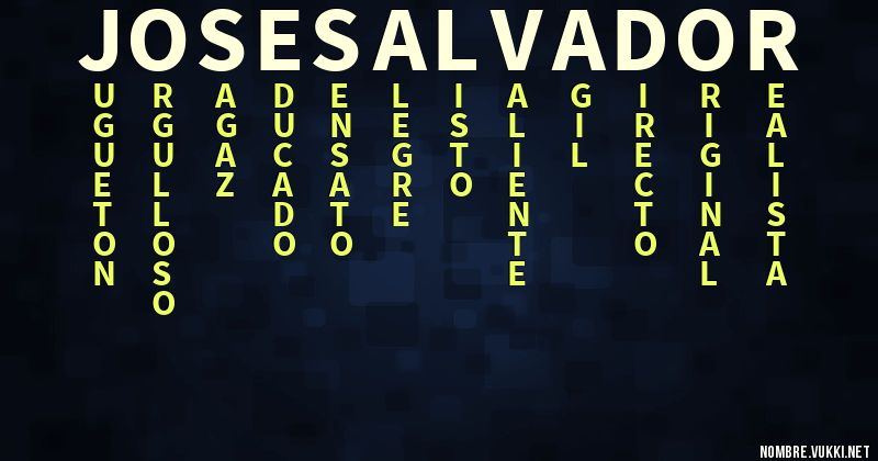 Acróstico jose salvador