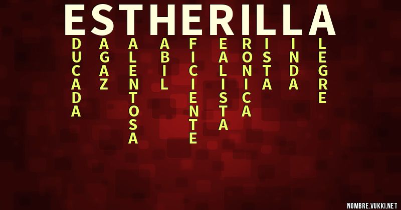 Acróstico estherilla