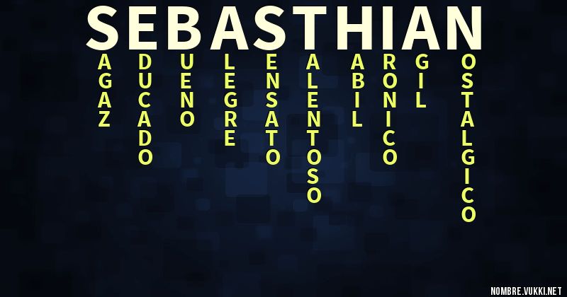 Acróstico sebasthian