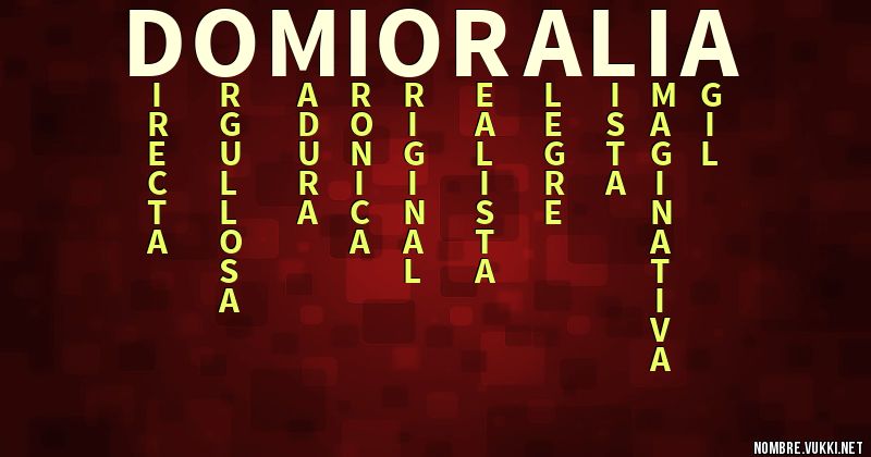 Acróstico domi oralia
