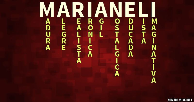 Acróstico marianeli