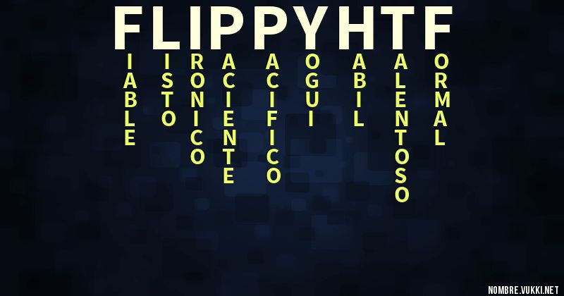 Acróstico flippy (htf)