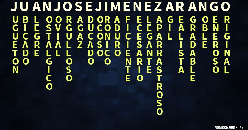 Acróstico juanjoséjiménezarango