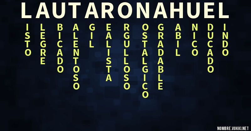 Acróstico lautaro nahuel