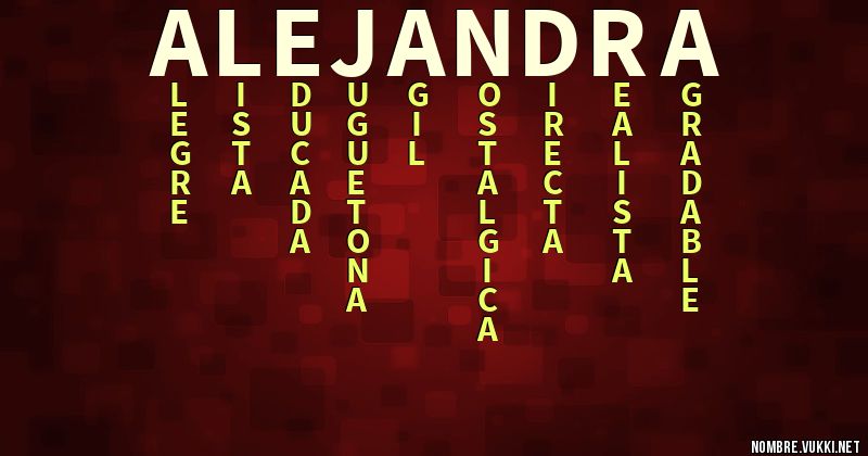 Acróstico Álejandra