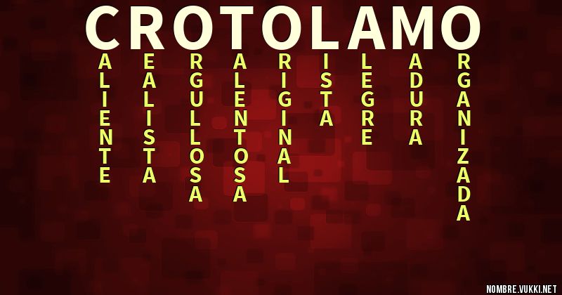 Acróstico crotolamo