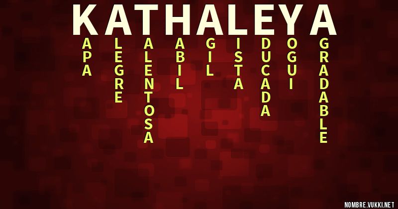 Acróstico kathaleya