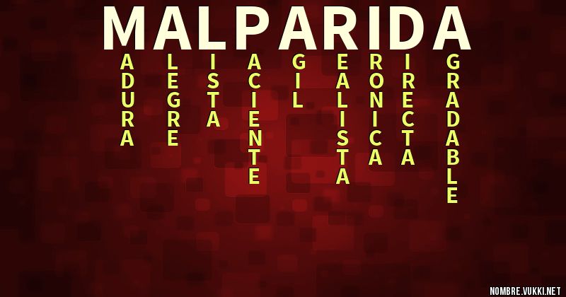 Acróstico malparida