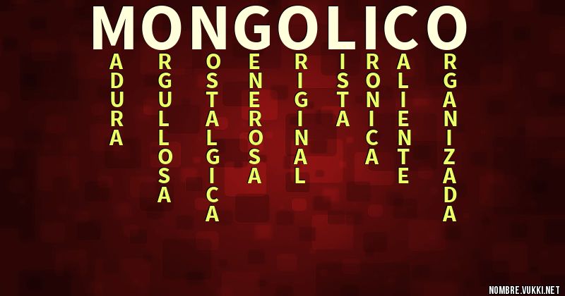 Acróstico mongolico