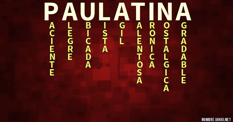 Acróstico paulatina