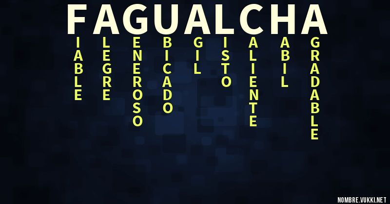 Acróstico fagualcha