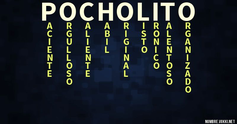 Acróstico pocholito