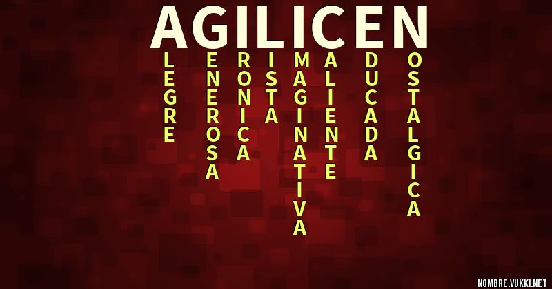 Acróstico agilicen