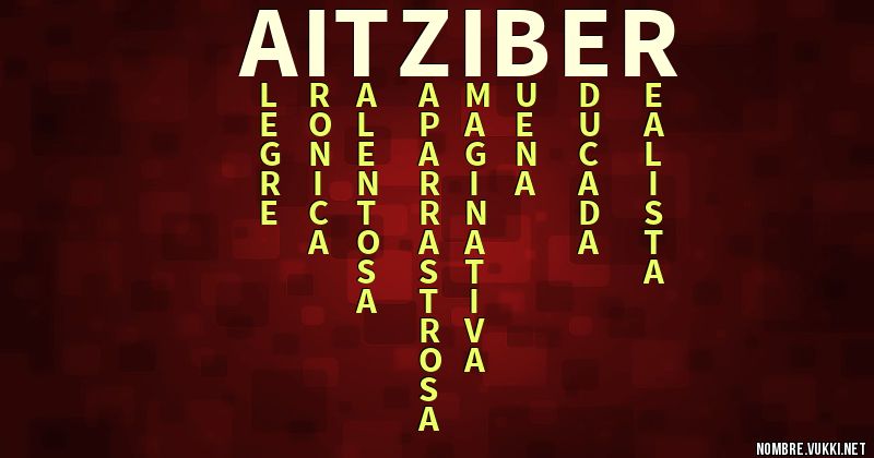 Acróstico aitziber