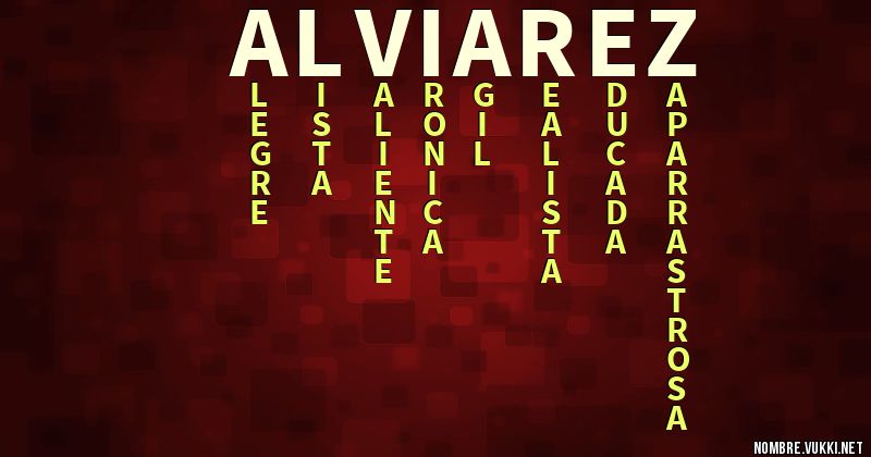 Acróstico alviarez
