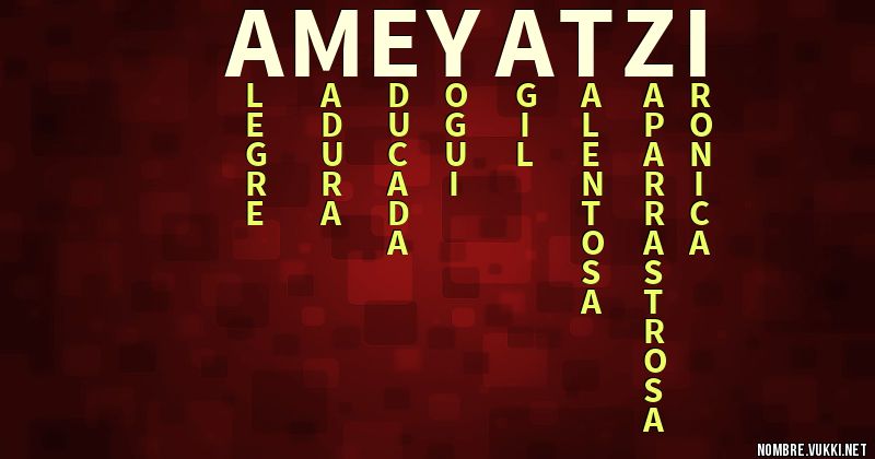 Acróstico ameyatzi