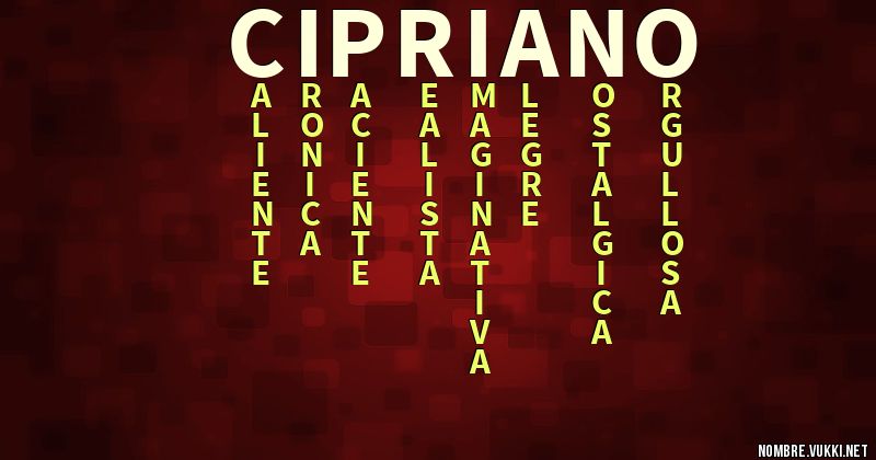 Acróstico cipriano