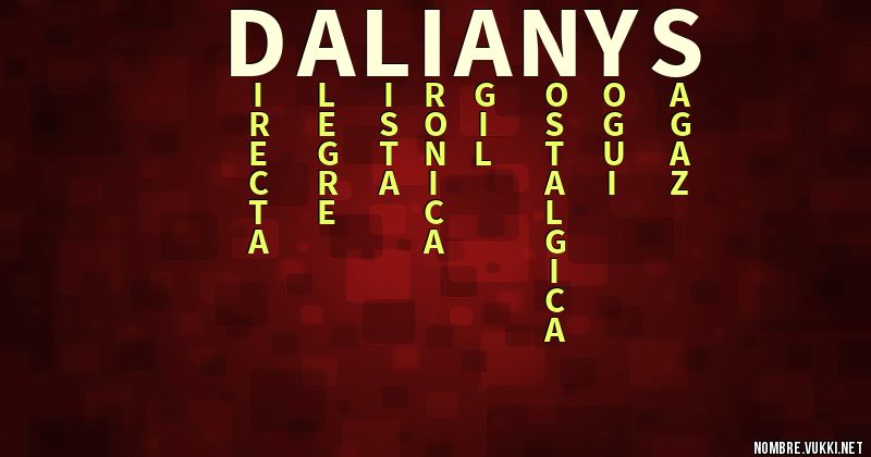 Acróstico dalianys