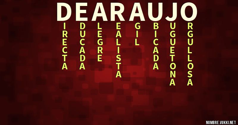 Acróstico de araujo