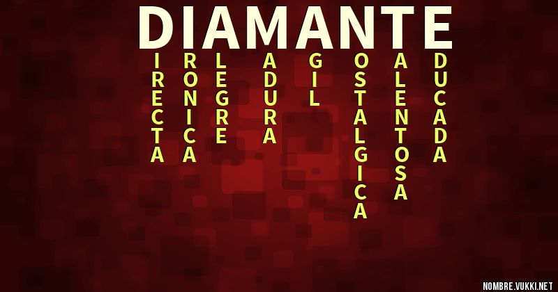 Acróstico diamante