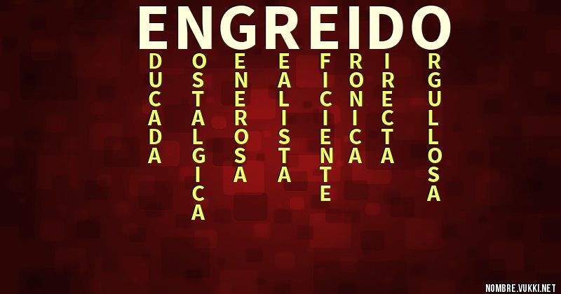 Acróstico engreido