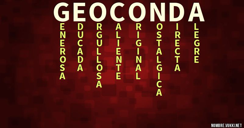 Acróstico geoconda