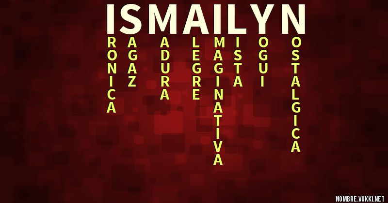 Acróstico ismailyn