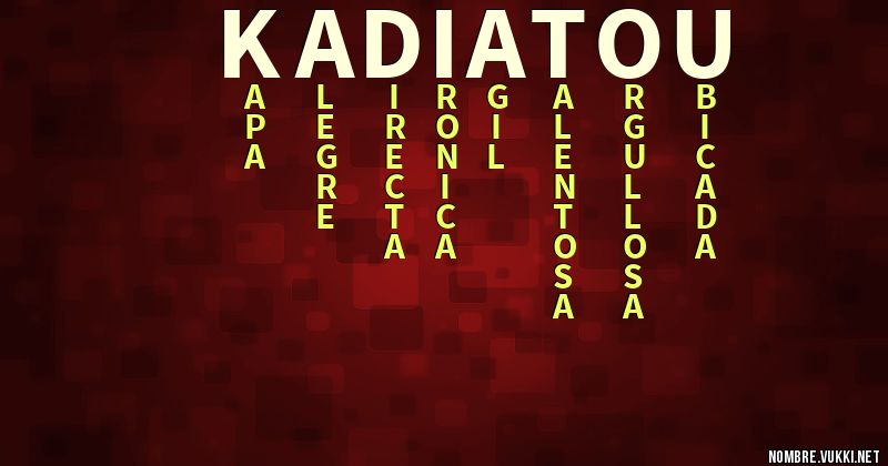 Acróstico kadiatou