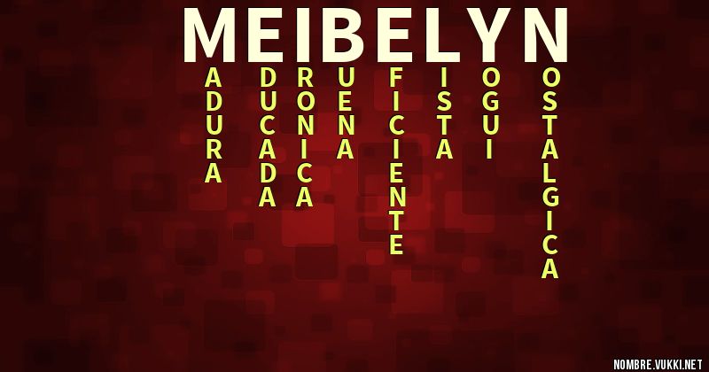 Acróstico meibelyn