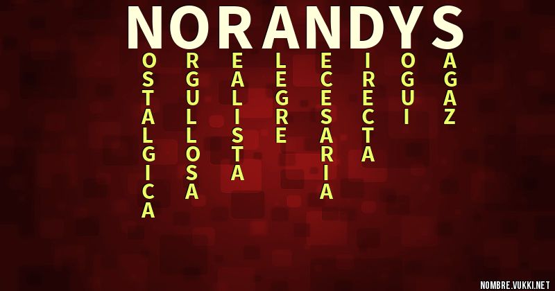 Acróstico norandys