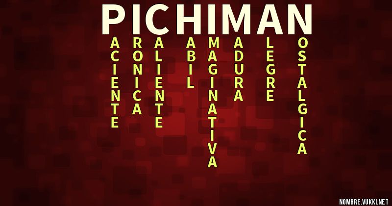 Acróstico pichi man