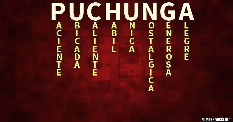 Acróstico puchunga