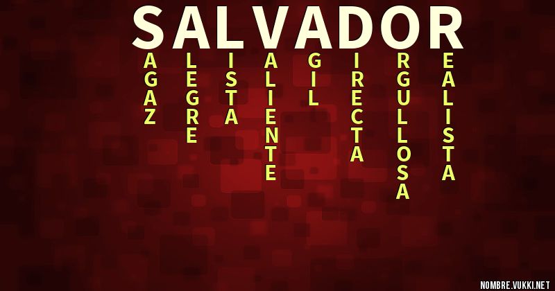 Qué significa salvador)