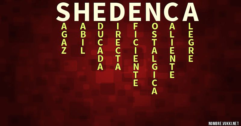 Acróstico shedenca