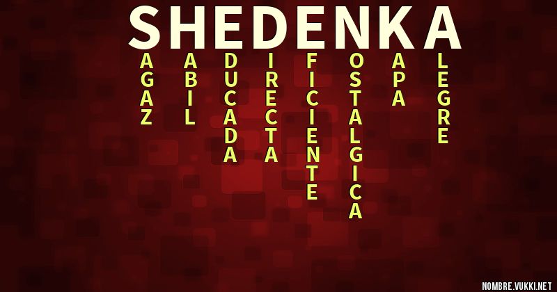 Acróstico shedenka