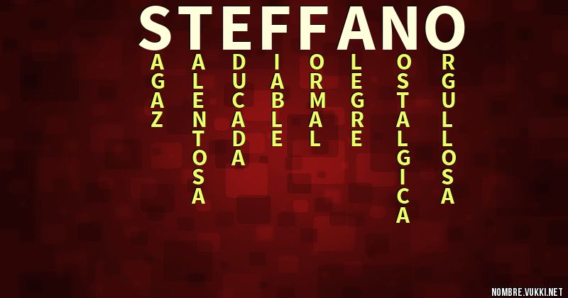 Acróstico steffano