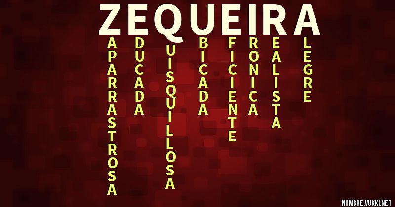 Acróstico zequeira